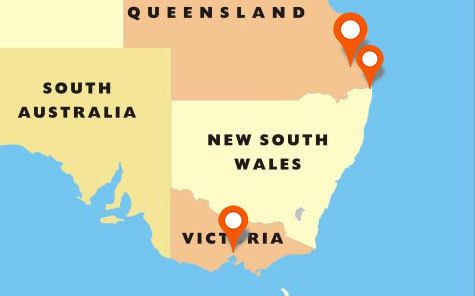 In-home tutoring brisbane, melbourne, and gold coast - location map of available tutors near you | Tutor2you