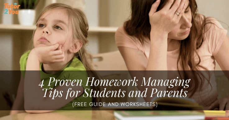 tips for managing homework